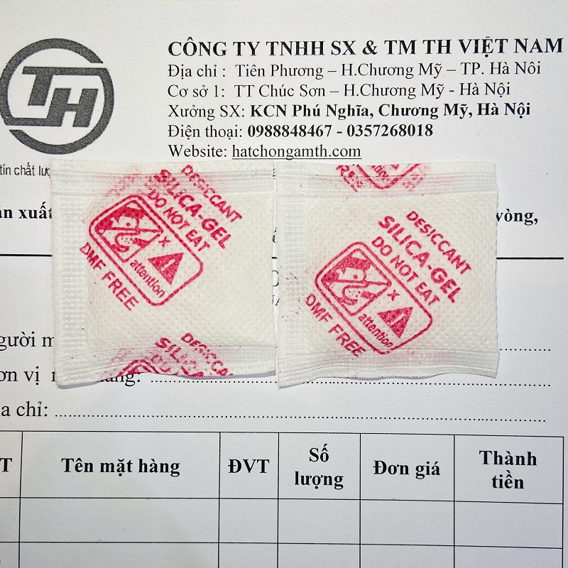 Gói hút ẩm - loại 5g Đỏ