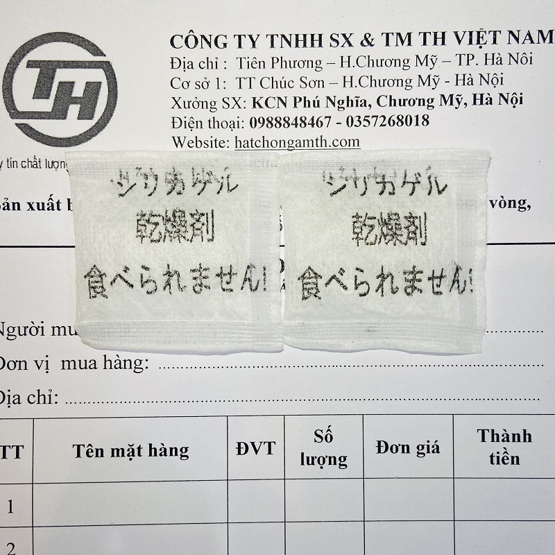 Gói hút ẩm - Loại 5g Tiếng Nhật